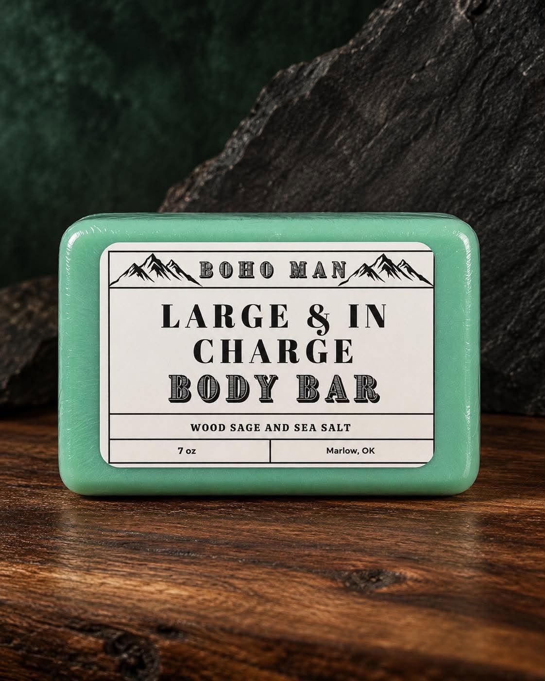 Wood Sage & Sea Salt Large & In Charge Body Bar