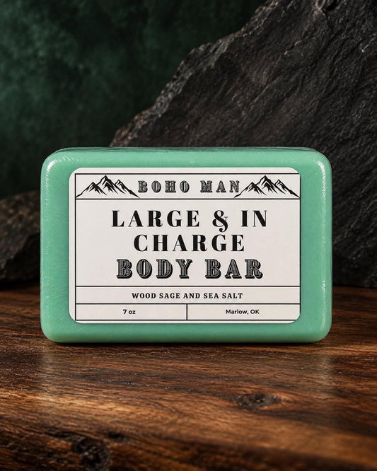 Wood Sage & Sea Salt Large & In Charge Body Bar