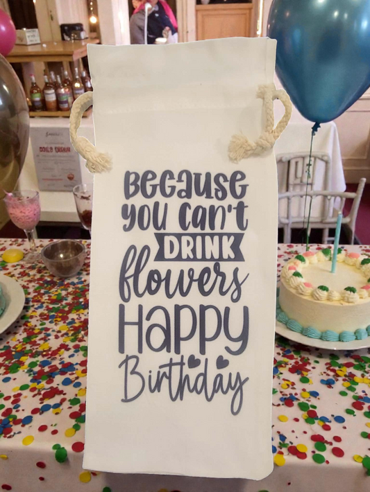 Happy Birthday Wine Gift Bag