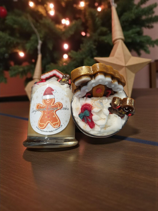 Gingerbread House Candle