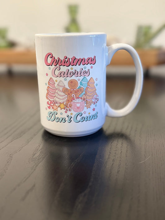 Christmas Calories Don't Count Mug
