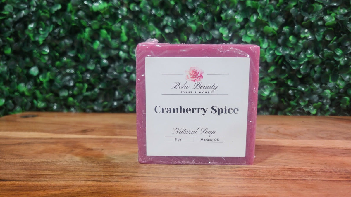 Cranberry Spice Natural Earth Collection Soap
