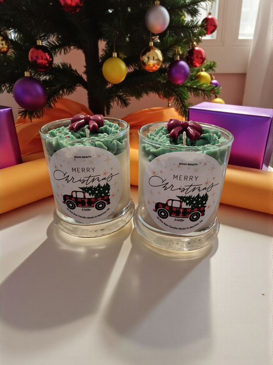 Christmas Wreath Candle