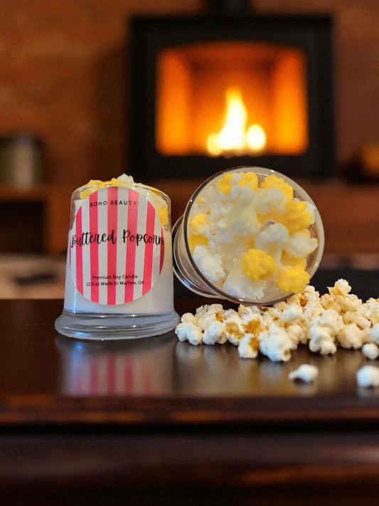 Popcorn Candle( movie night) Candle