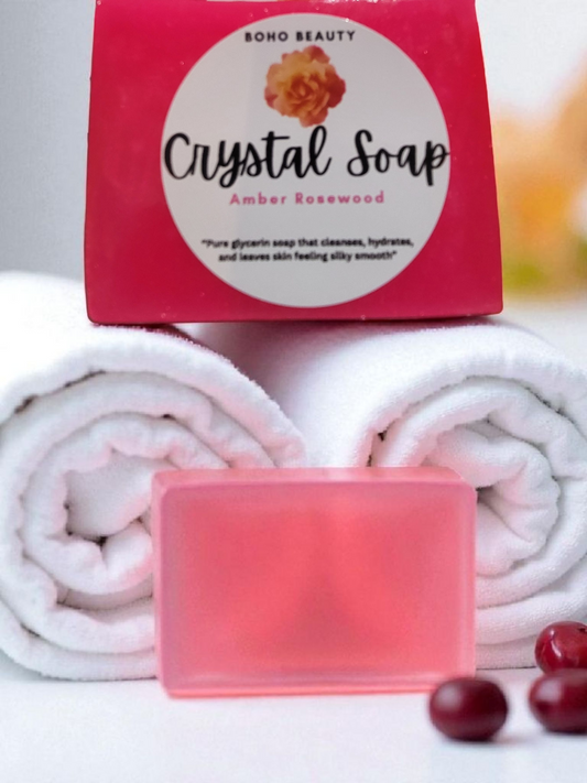 Amber Rosewood Pure Crystal Soap