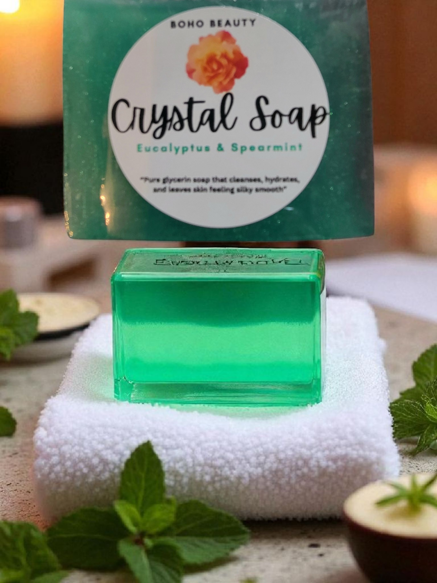 Eucalyptus Spearmint Pure Crystal Soap