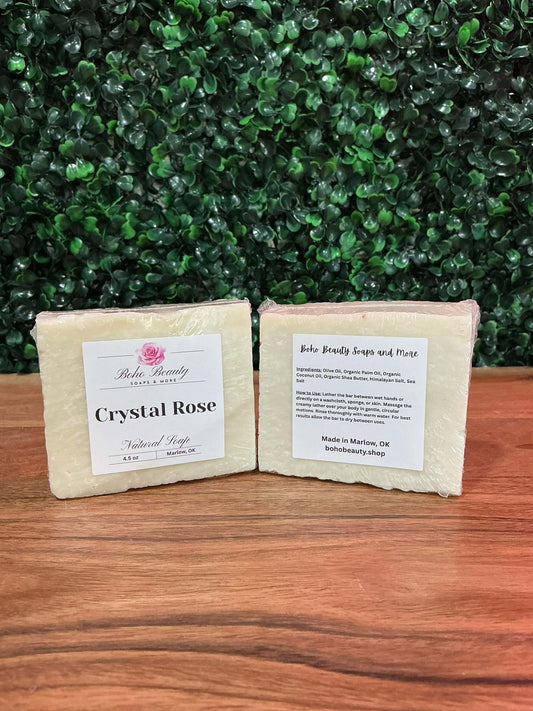 Crystal Rose Natural Earth Collection Soap