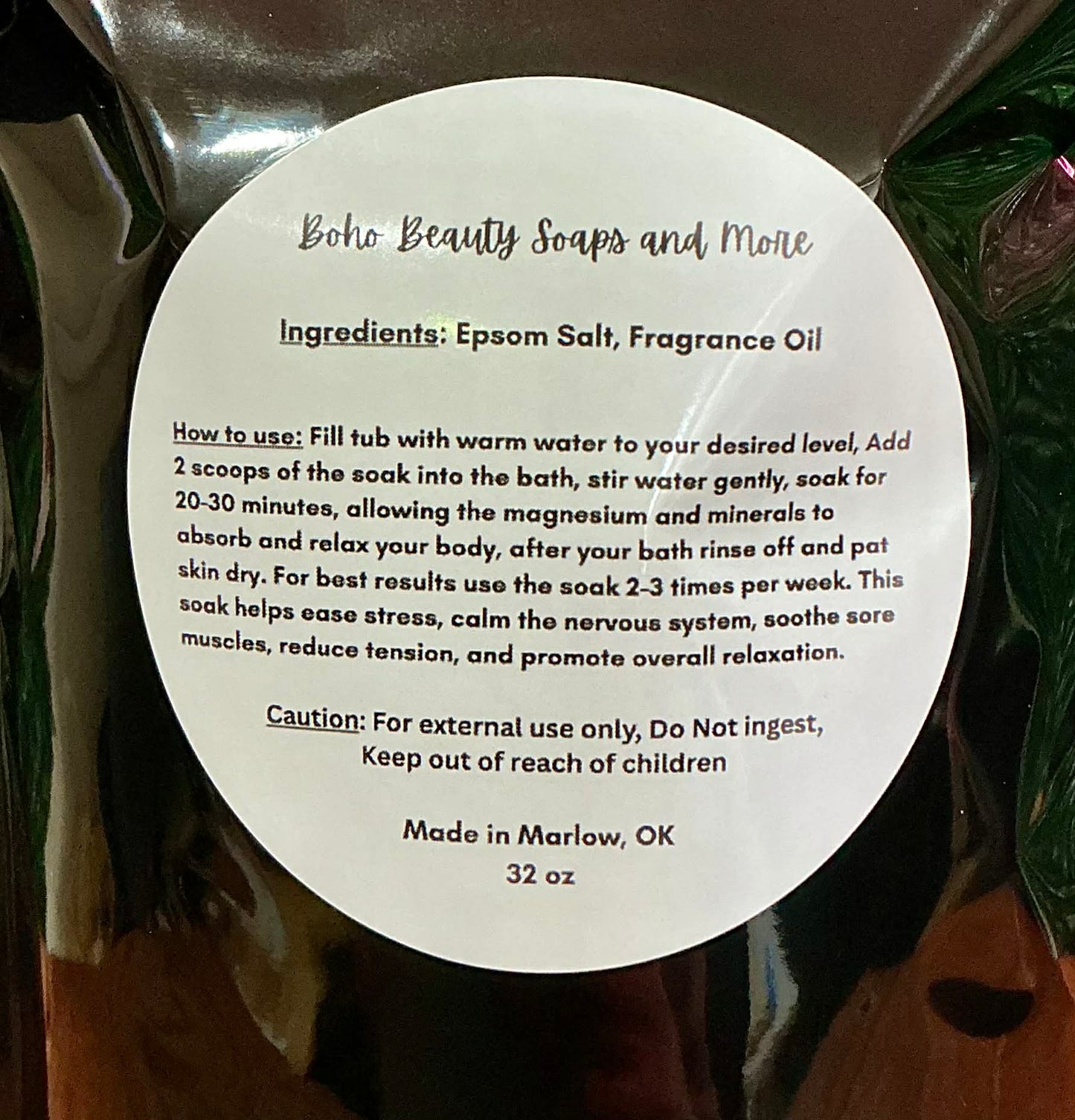 Serenity Soaks Epsom Salt