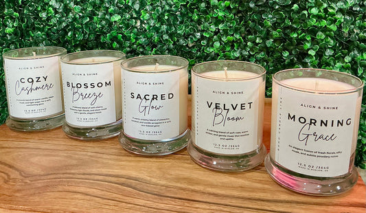 Align and Shine Women's Boho Candle Line