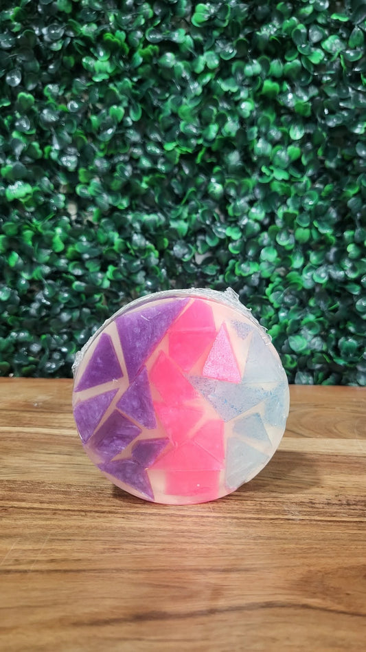 Strawberry Cheesecake Beach Glass Soap