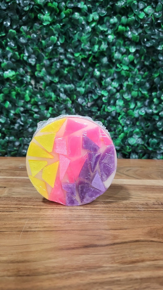 Black Raspberry Vanilla Beach Glass Soap