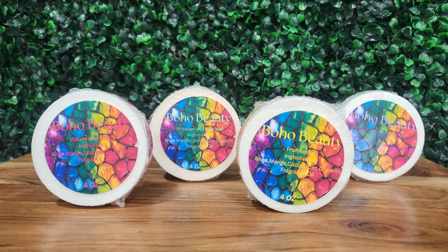 Black Raspberry Vanilla Beach Glass Soap