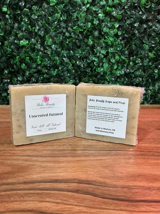 Unscented Oatmeal Natural Earth Soap