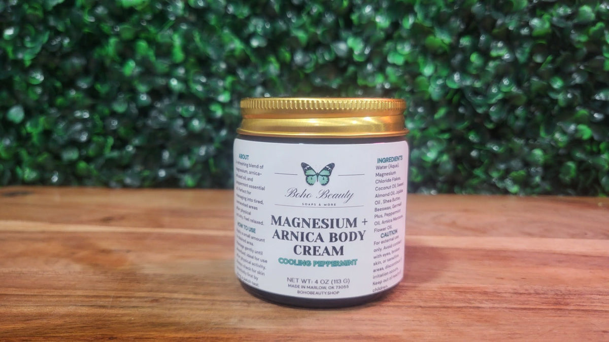 Magnesium + Arnica Body Cream – Cooling Peppermint