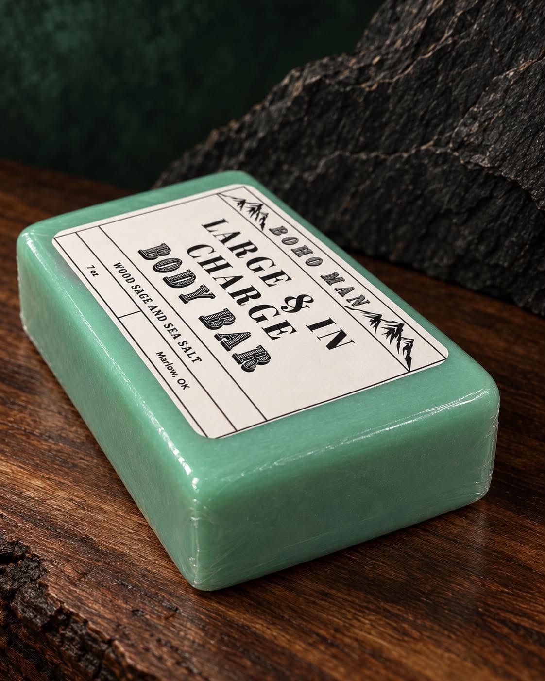 Wood Sage & Sea Salt Large & In Charge Body Bar