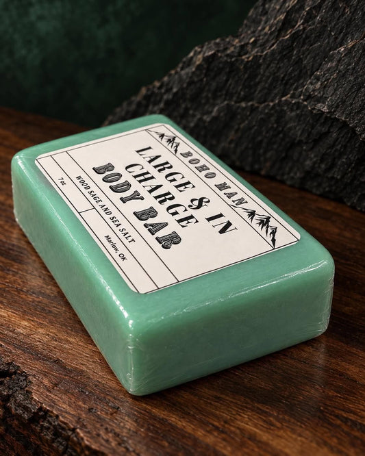 Wood Sage & Sea Salt Large & In Charge Body Bar