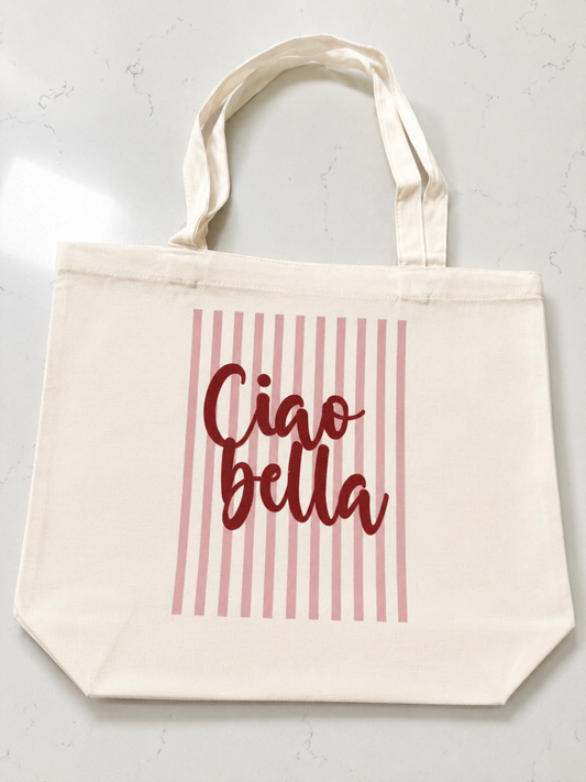 Ciao Bella Canvas Tote