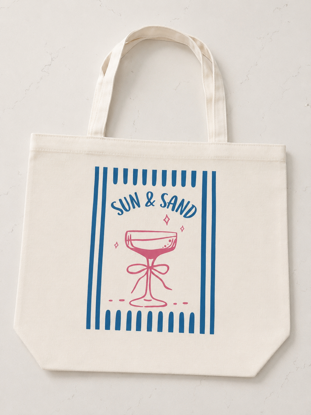 Sun & Sand Canvas Tote