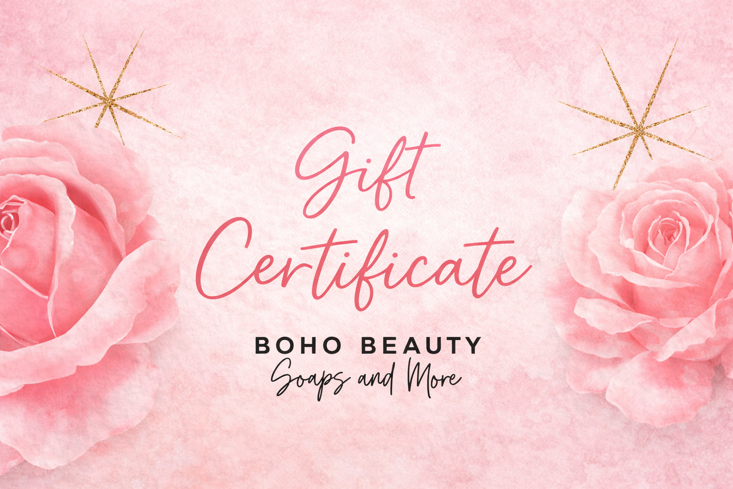 Boho Beauty Gift Certificate