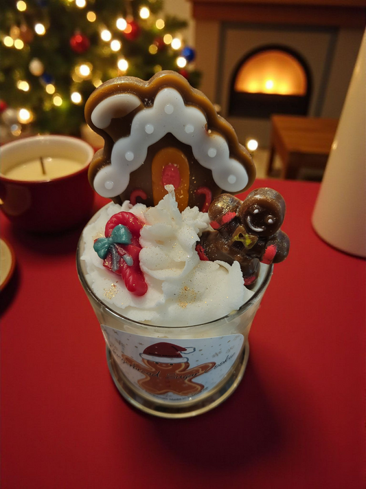 Gingerbread House Candle
