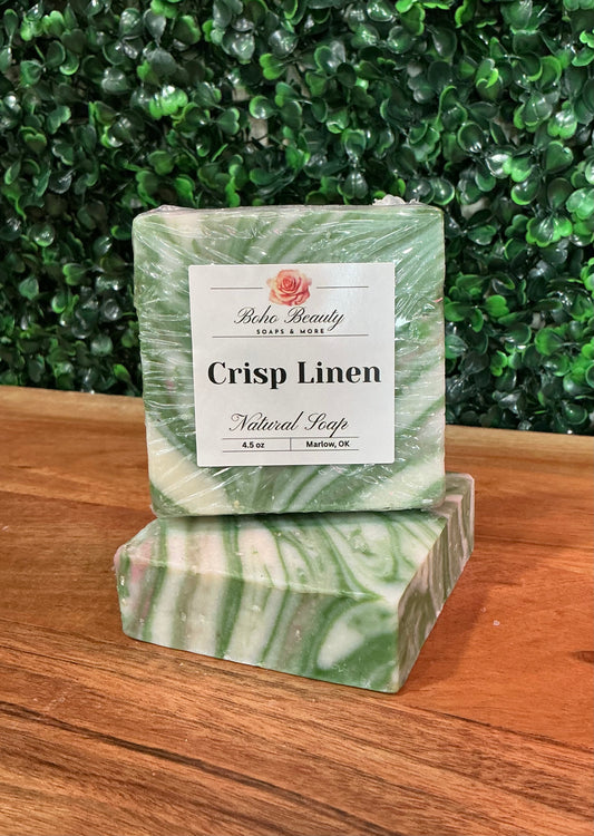 Crisp Linen Natural Earth Collection Soap