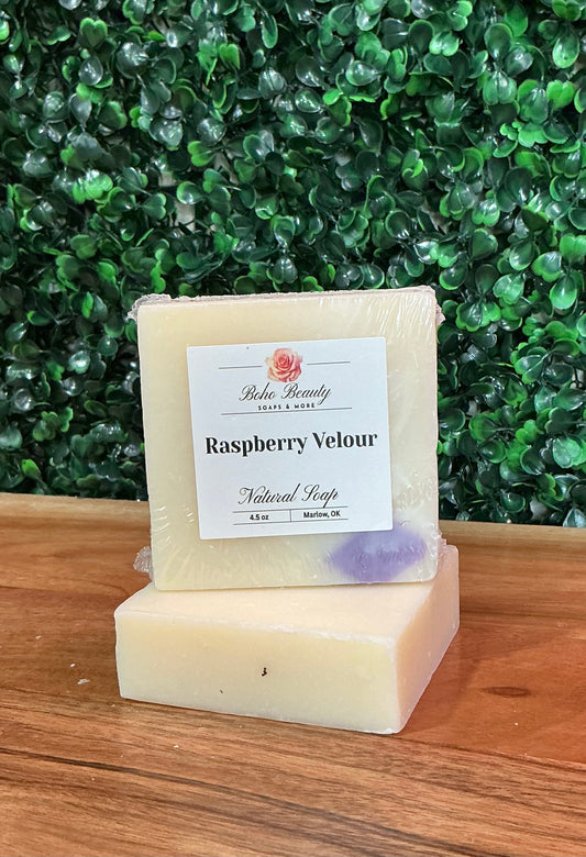 Raspberry Velour Natural Earth Collection Soap