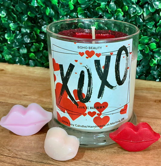 XOXO Valentine's Day Candle