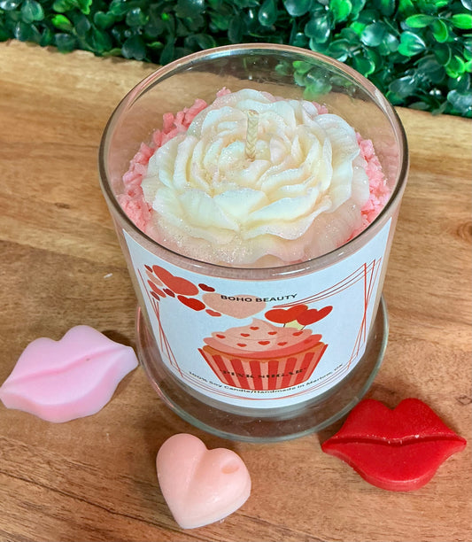 Pink Sugar Valentine's Day Candle