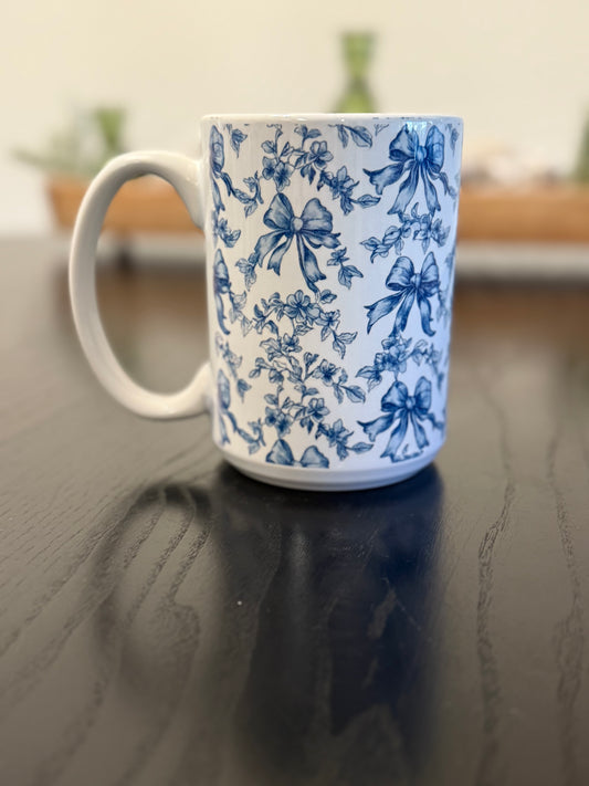 Bow and Blossoms Mug