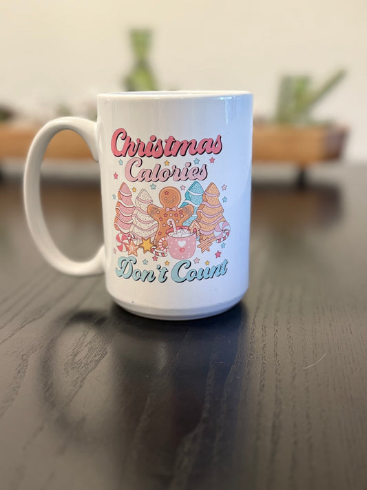 Christmas Calories Don't Count Mug
