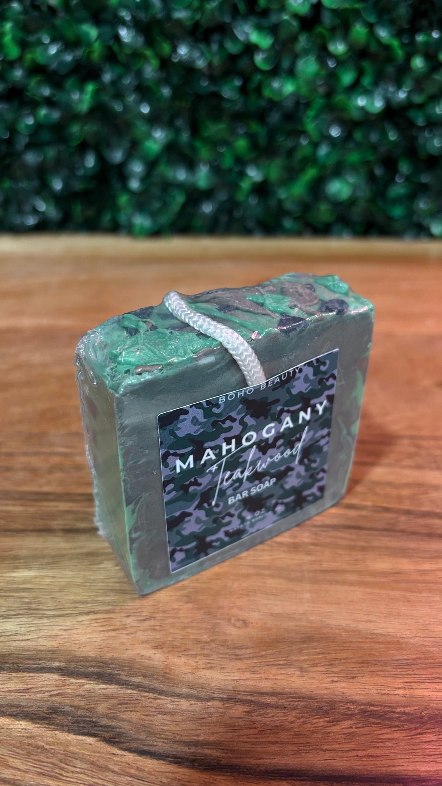 Camo Inspired Men's Soap on a Rope
