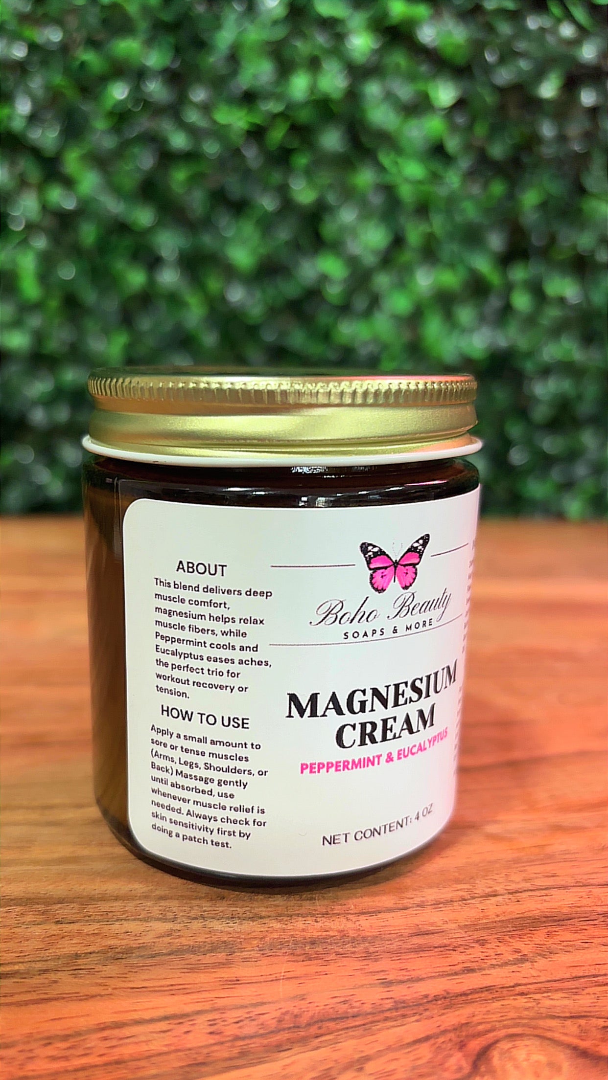 Peppermint and Eucalyptus Magnesium Cream