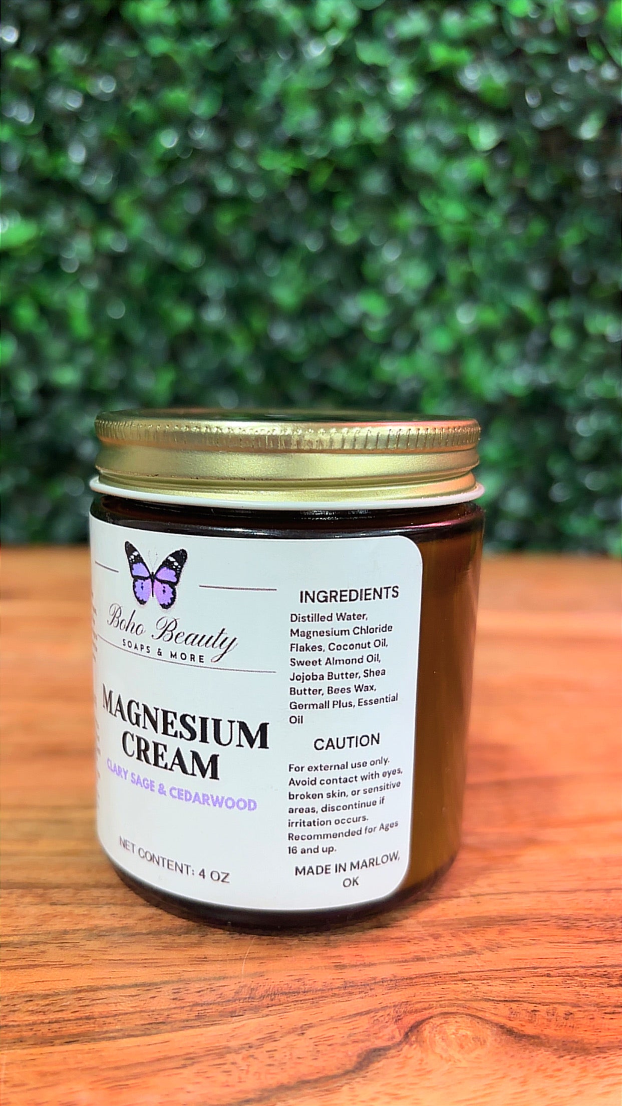 Clary Sage & Cedarwood Magnesium Cream