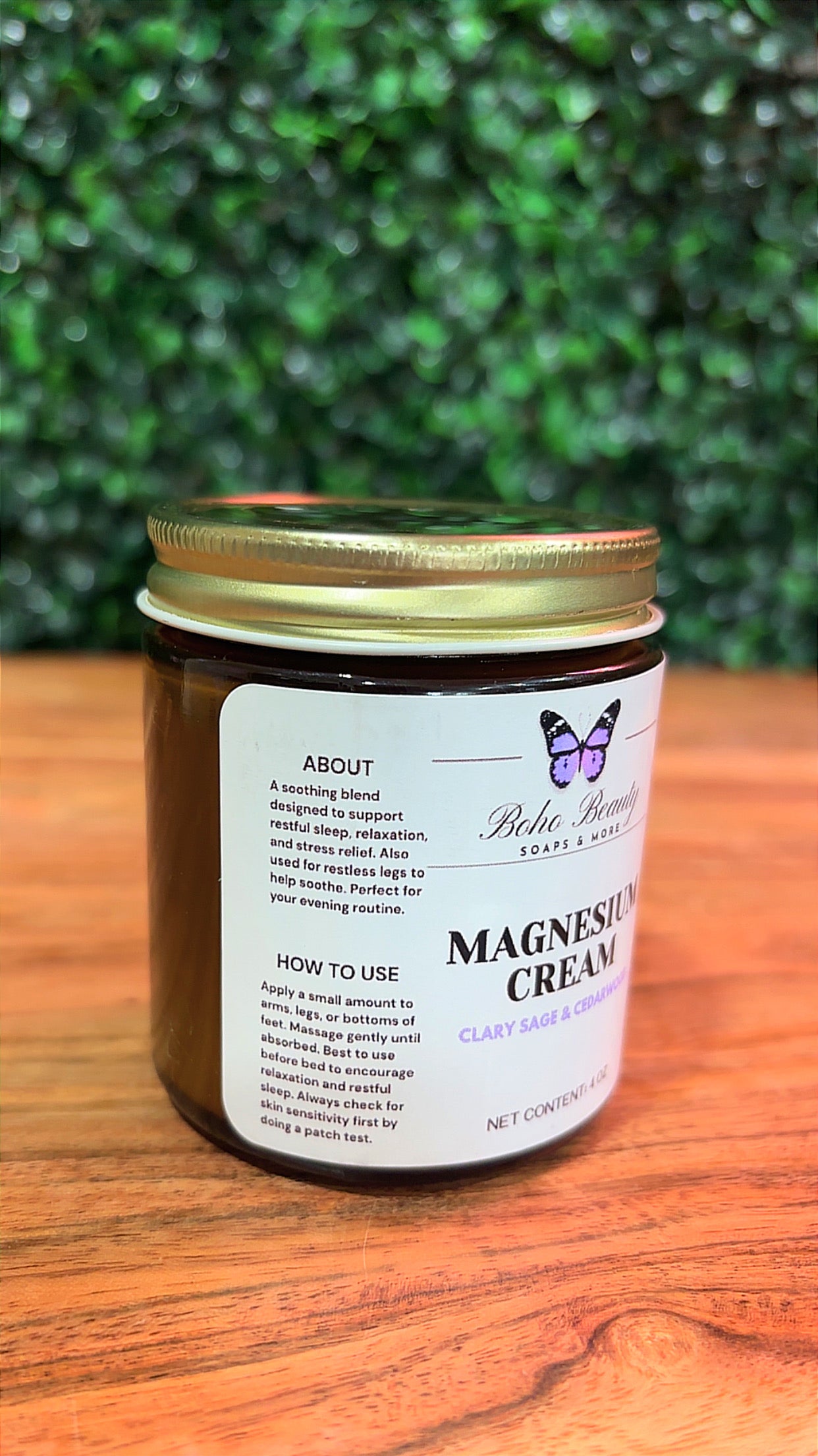 Clary Sage & Cedarwood Magnesium Cream
