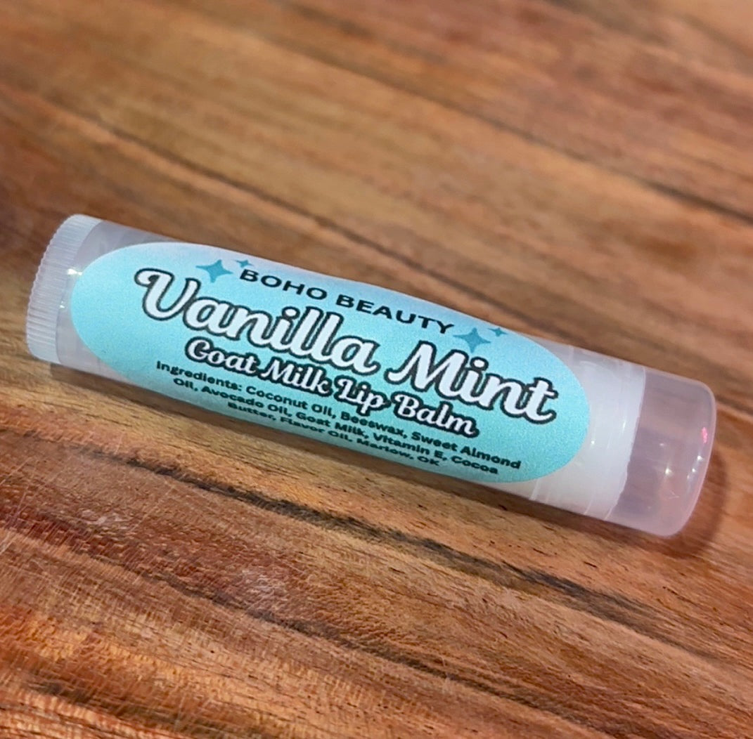 Vanilla Mint Goat Milk Lip Balm