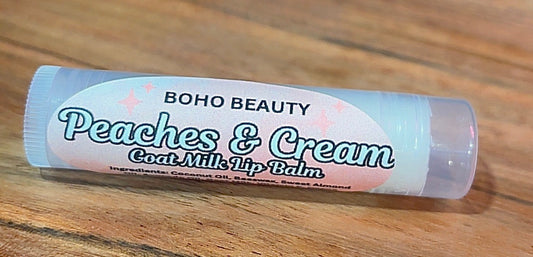 Peaches and Cream Goat Milk Lip Balm