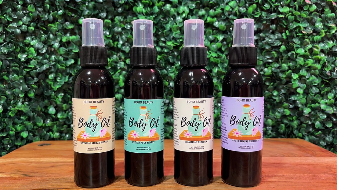 After Shower Body Oil Spray