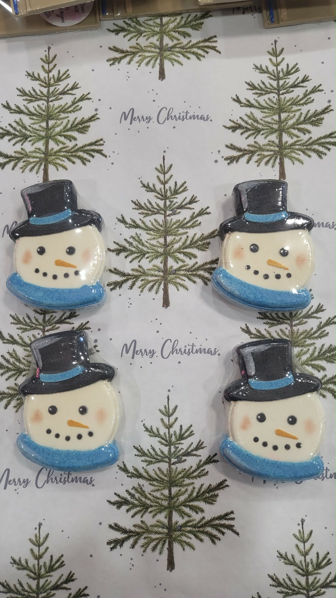 Blue Snowman Bath Bomb