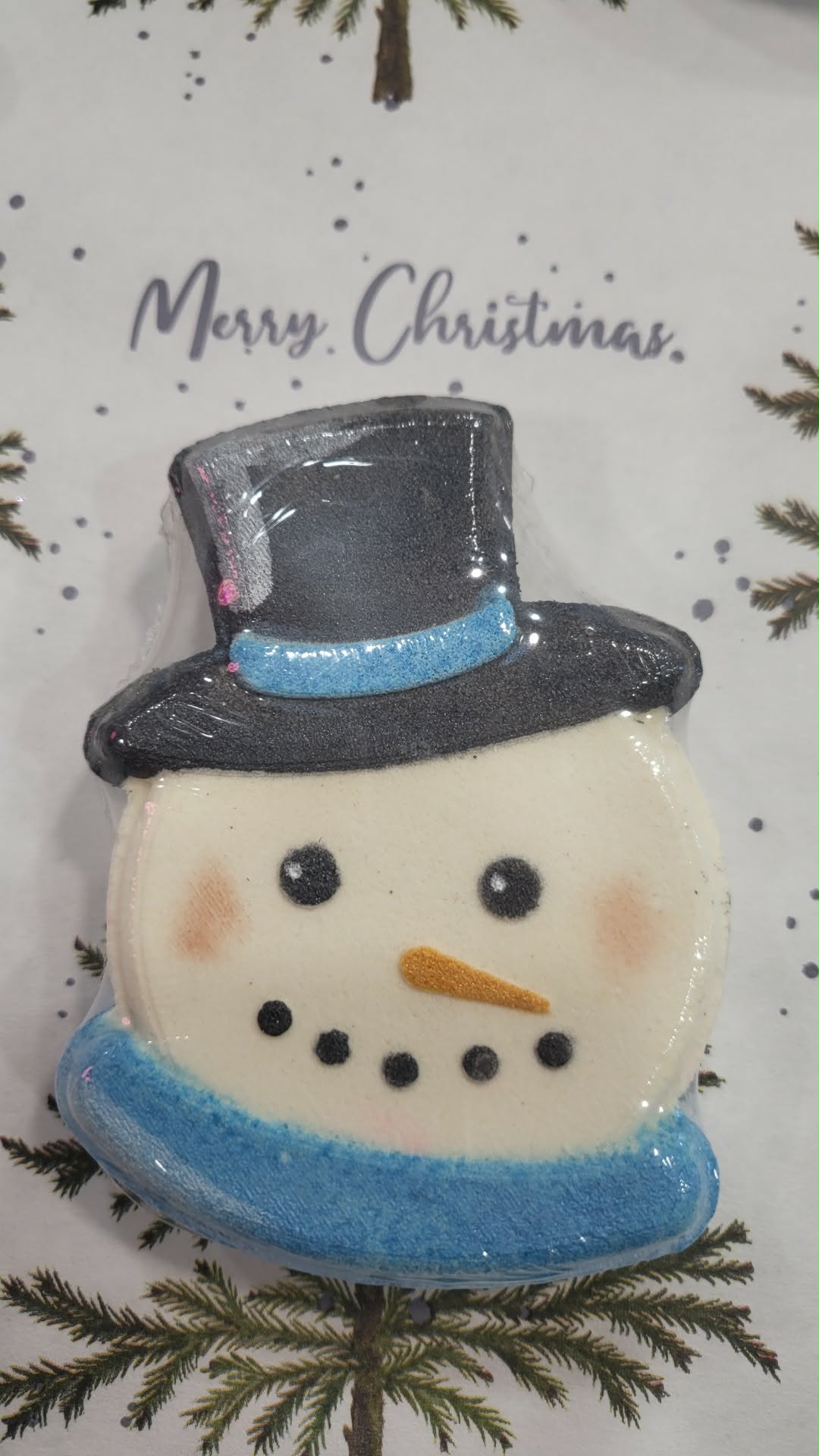 Blue Snowman Bath Bomb