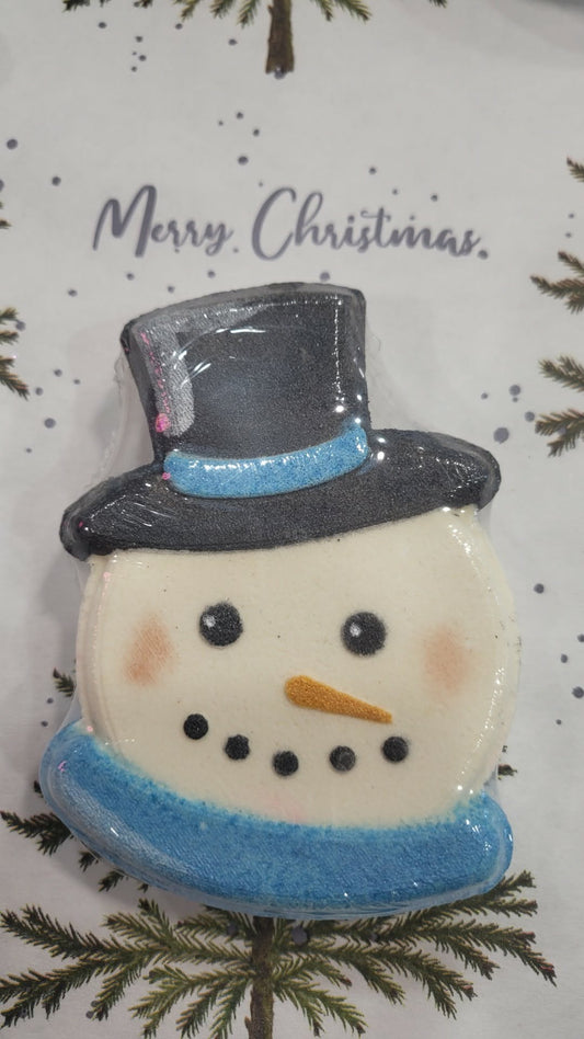 Blue Snowman Bath Bomb