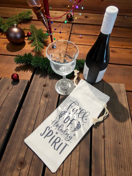 Holiday Spirit Wine Gift Bag