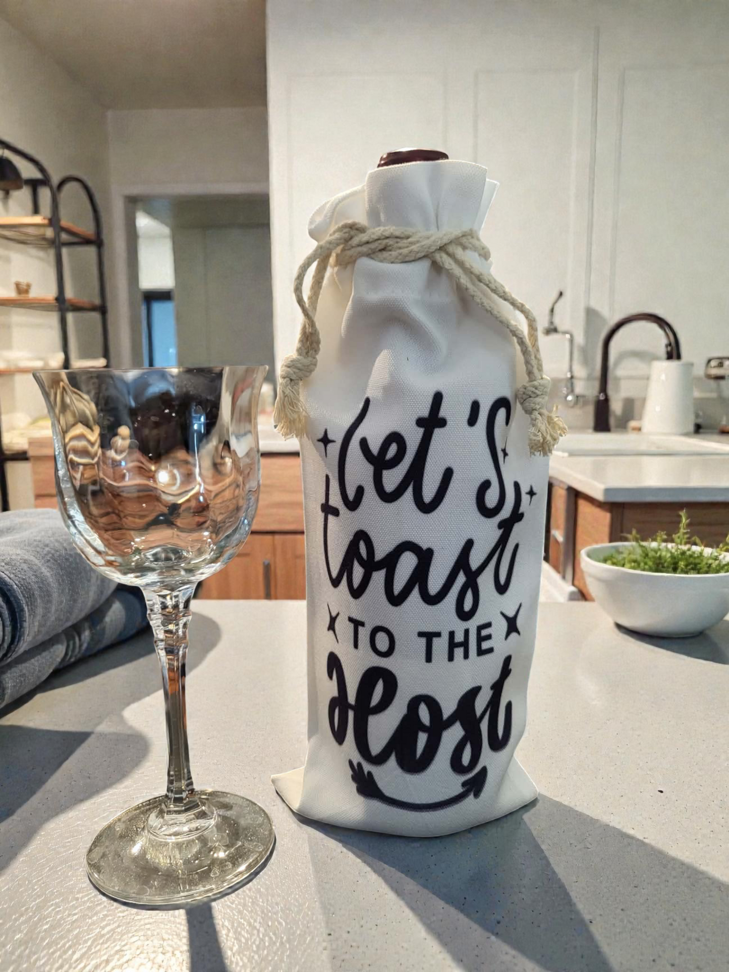 Toast to the Host Wine Gift Bag